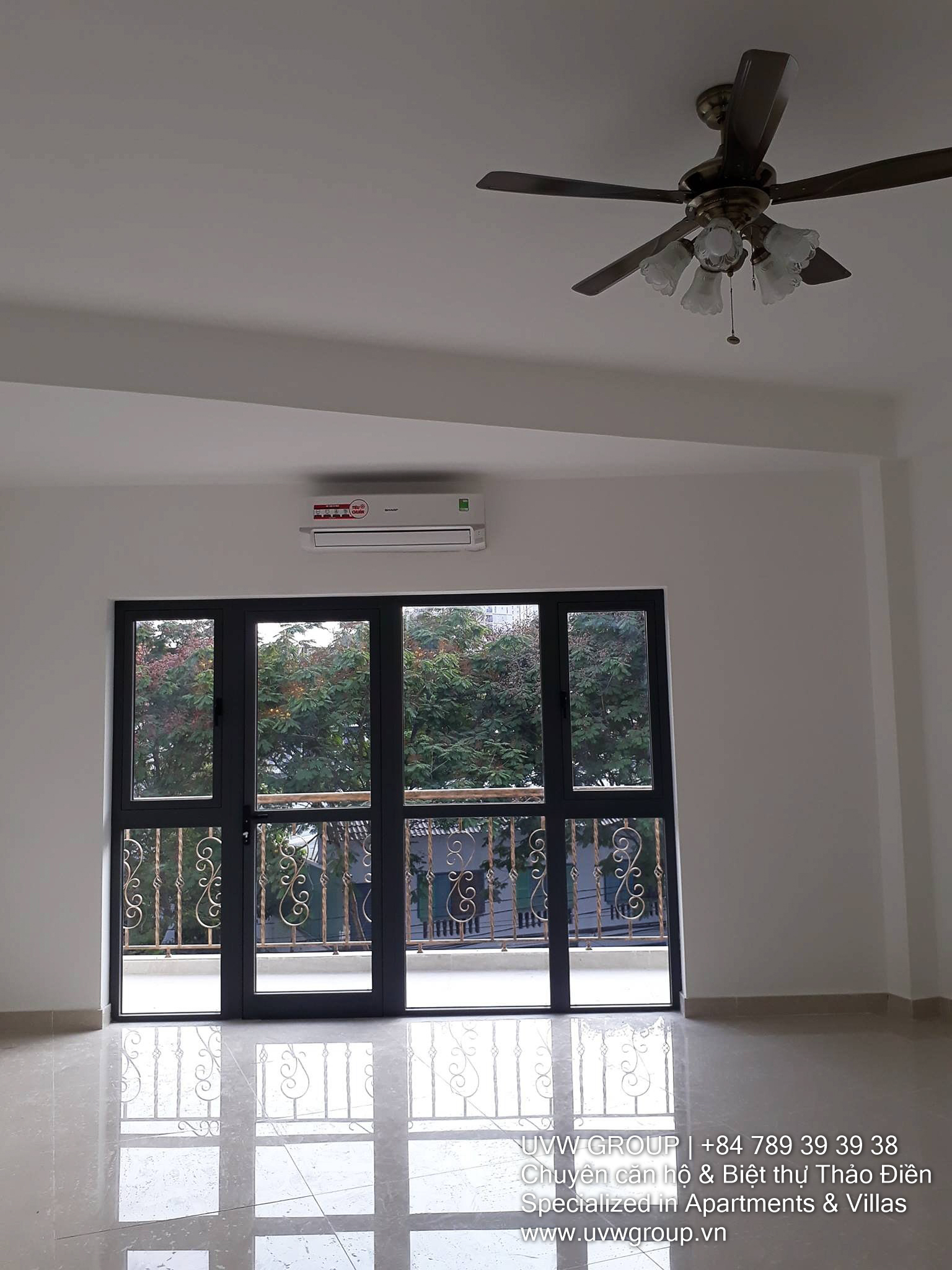 5-storey house for rent on Nguyen Van Huong street, Thao Dien, ideal for business