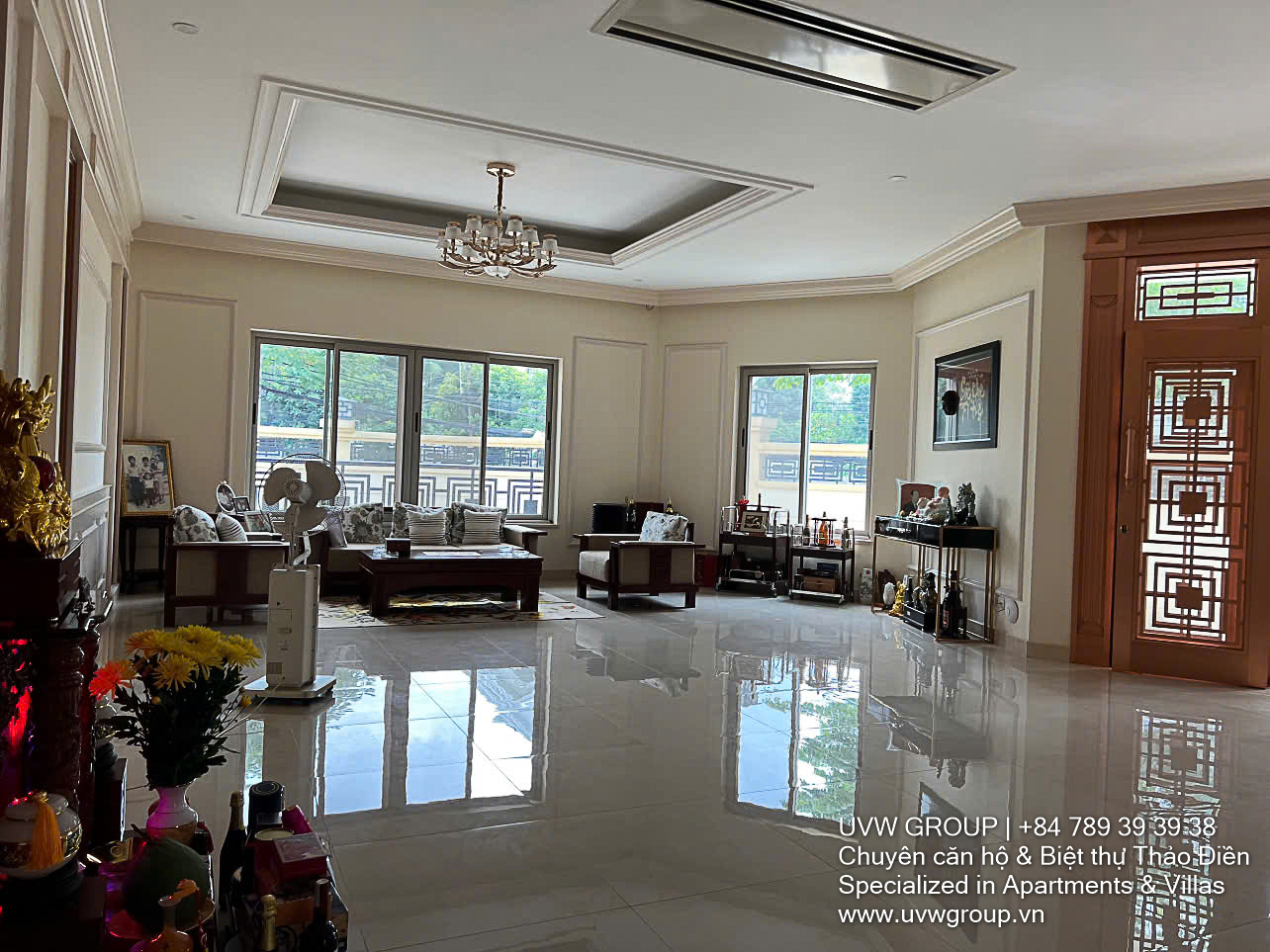 European-style palace villa for sale in Thao Dien, 600m²