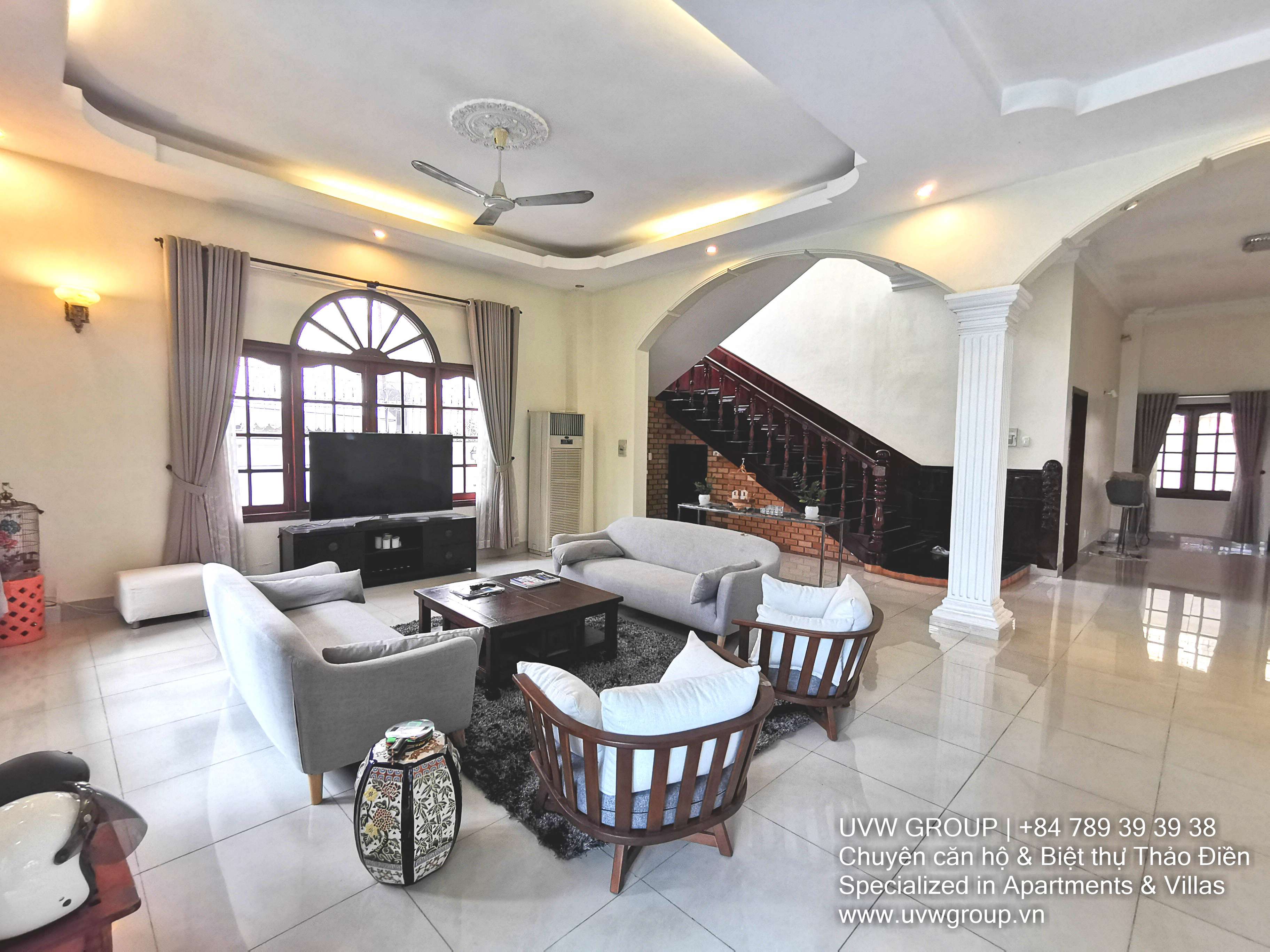 4-bedroom luxury villa for rent in Thao Dien with 450m² area