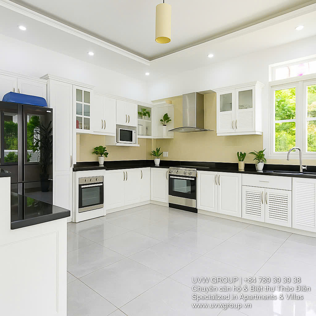 5-bedroom villa with garden and swimming pool for rent in Thao Dien