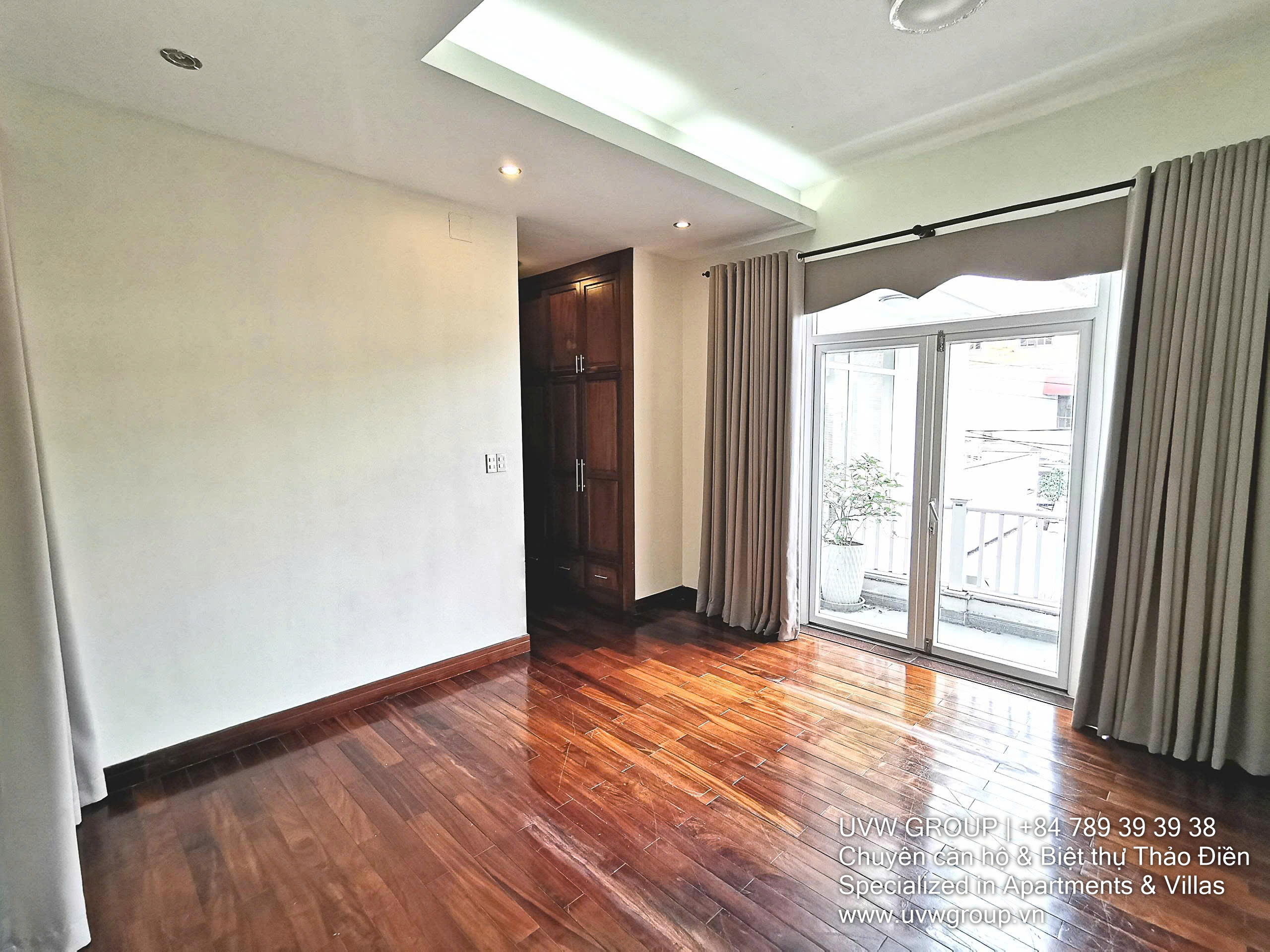 Thao Dien villa for lease with 5 bedrooms, private pool, and garden – spacious 3-floor home