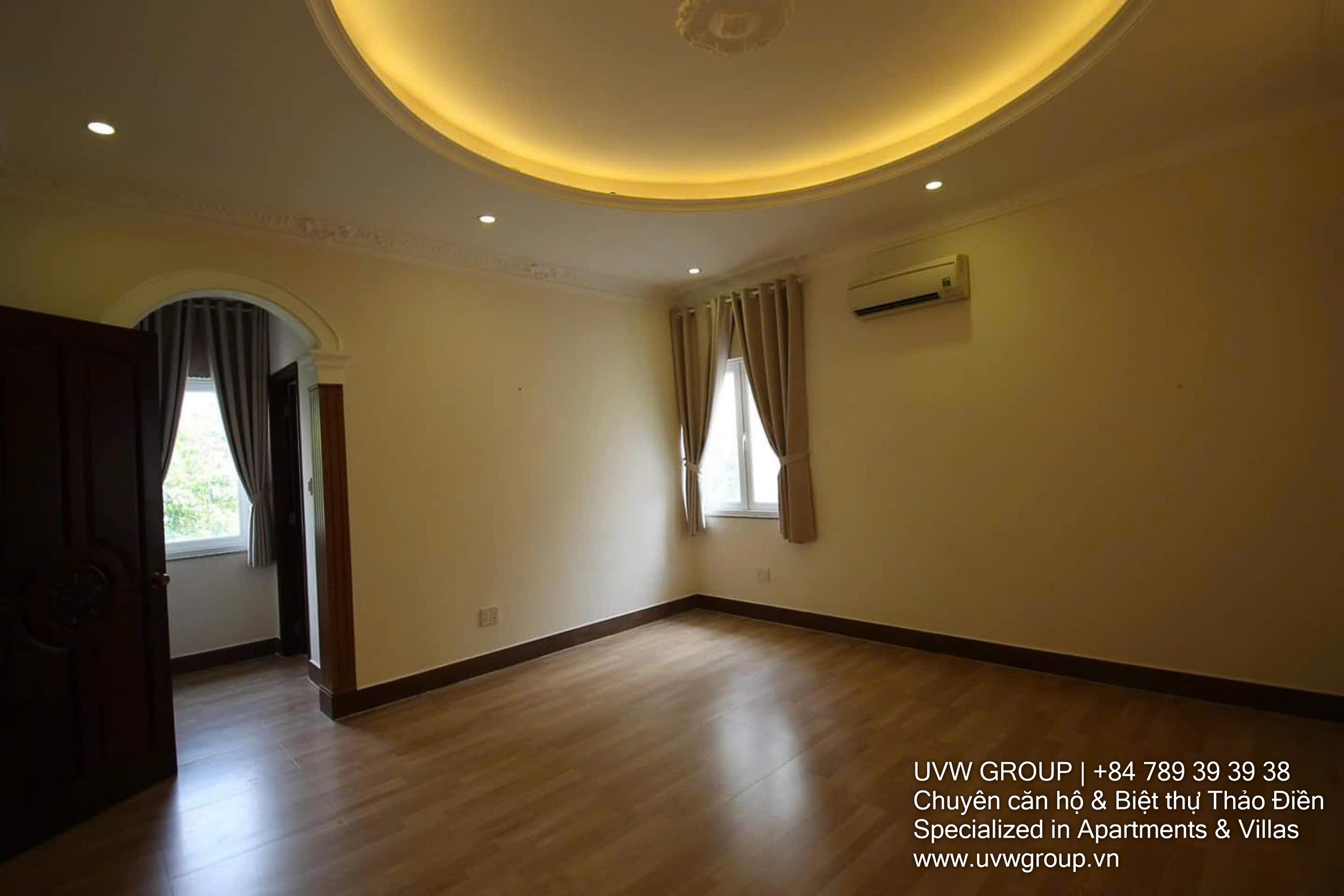 4-bedroom villa with garden and pool for rent in Thao Dien, District 2