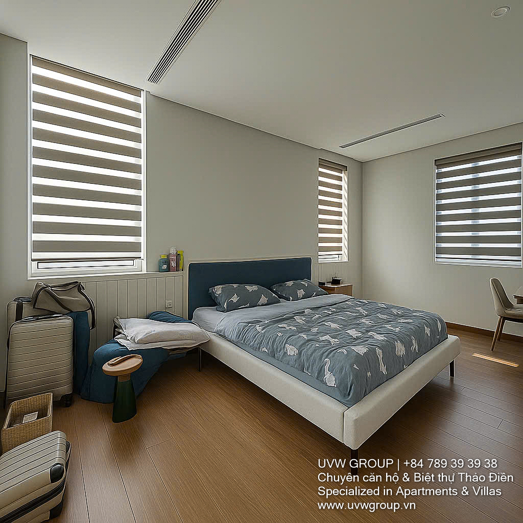 5-bedroom brand new villa for rent in Thao Dien, 400m², modern design
