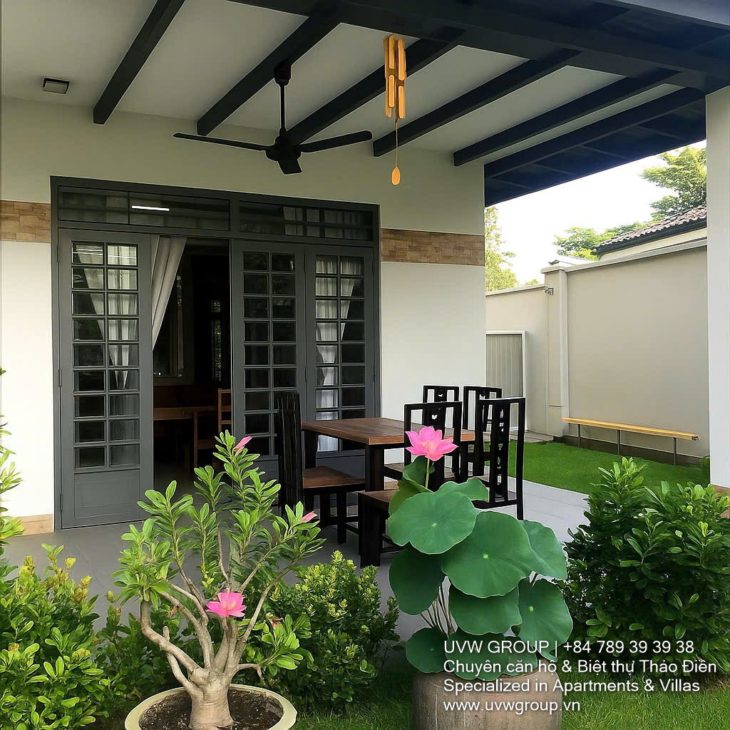 Villa for sale in Thao Dien, 308m² land, garden space, 3 floors, 4 bedrooms, rental income