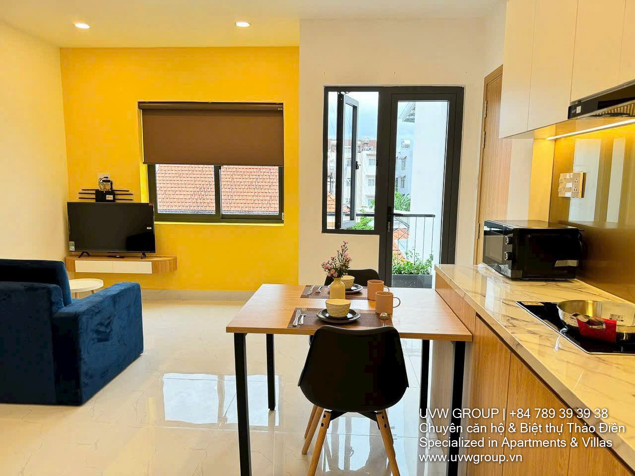 Thao Dien house for sale in European residential area – 117m² land, 347m² floor area, 4.6m frontage, 4 floors, lots of balconies