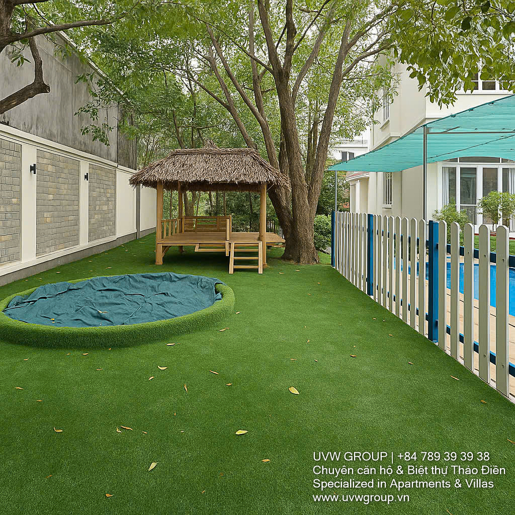 Villa with private pool for rent in Thao Dien – 867sqm land, 15m road frontage, ideal for business use