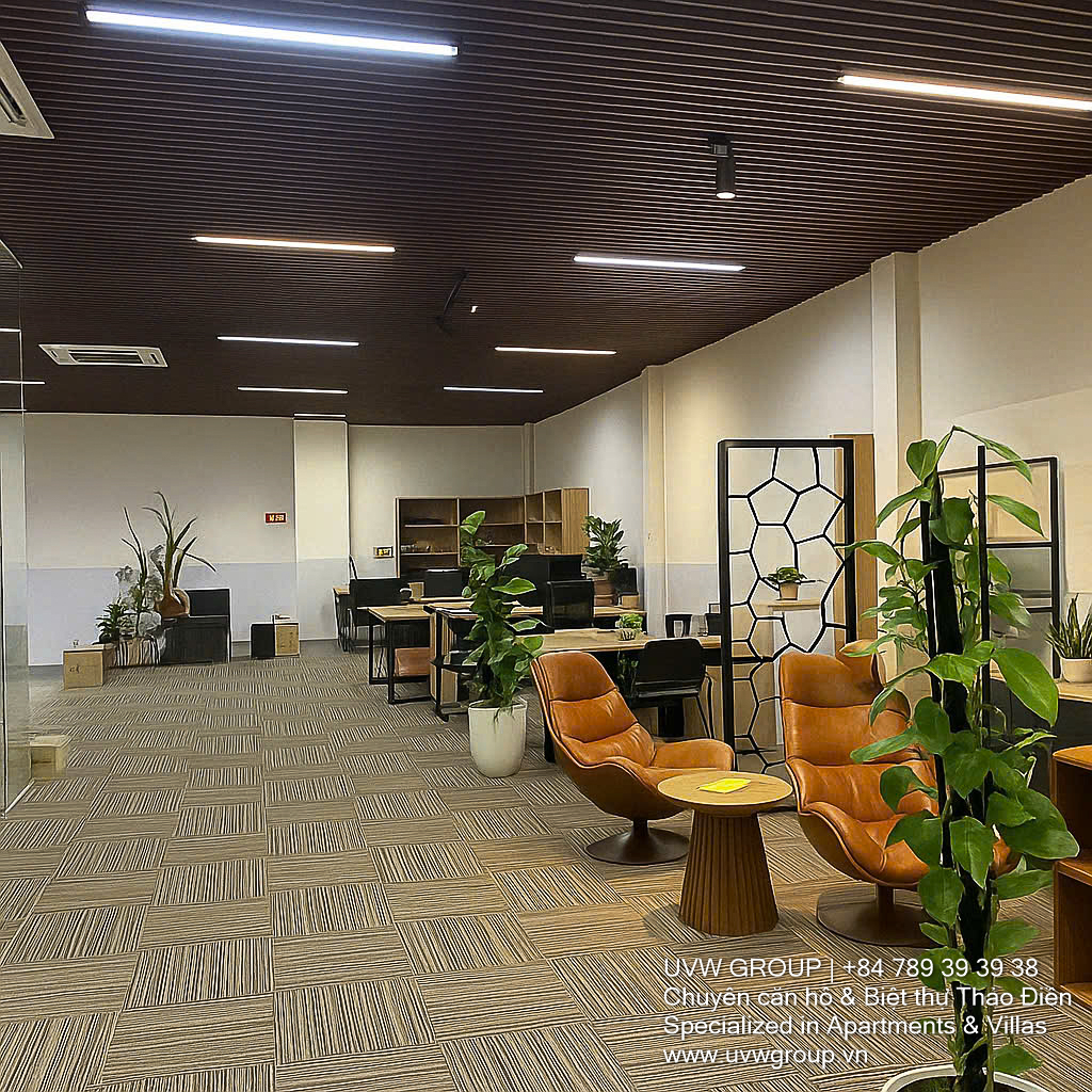 Modern office building for rent on Vo Nguyen Giap, Thao Dien – 3 floors