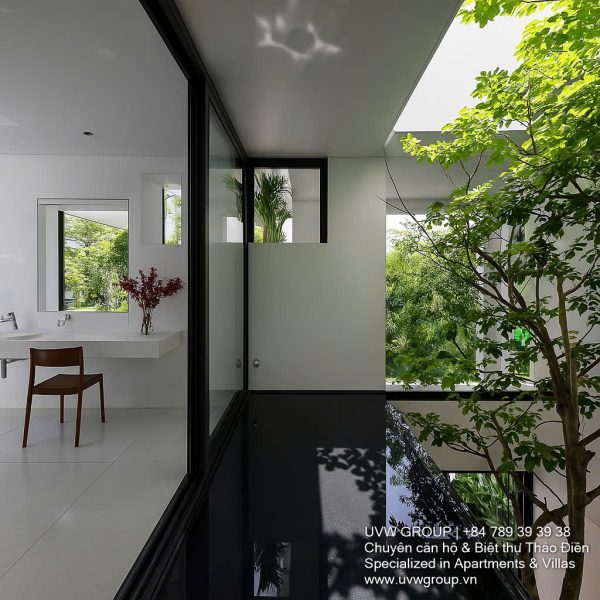 Stunning architect-designed villa in An Phu, District 2, featuring minimalist design and natural light.