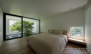 Stunning architect-designed villa in An Phu, District 2, featuring minimalist design and natural light.