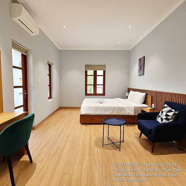 5-bedroom villa for rent on Nguyen U Di Street, Thao Dien with private pool and BBQ area