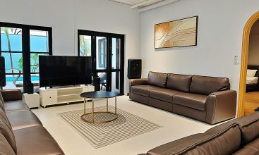 5-bedroom villa for rent on Nguyen U Di Street, Thao Dien with private pool and BBQ area