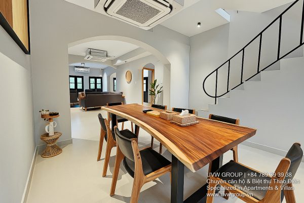 5-bedroom villa for rent on Nguyen U Di Street, Thao Dien with private pool and BBQ area