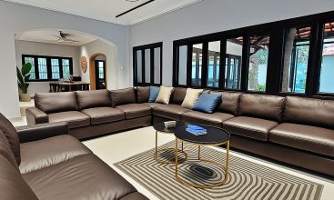 5-bedroom villa for rent on Nguyen U Di Street, Thao Dien with private pool and BBQ area