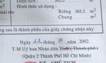Frontage land for sale on Quoc Huong, Thao Dien ward, District 2