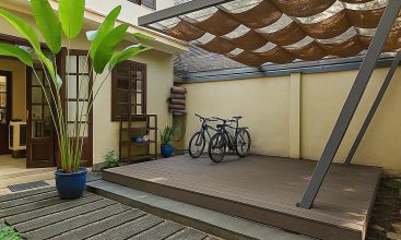 Garden villa with spacious front yard for lease on Xuan Thuy Street, Thao Dien, District 2.