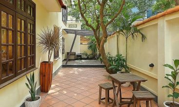Garden villa with spacious front yard for lease on Xuan Thuy Street, Thao Dien, District 2.