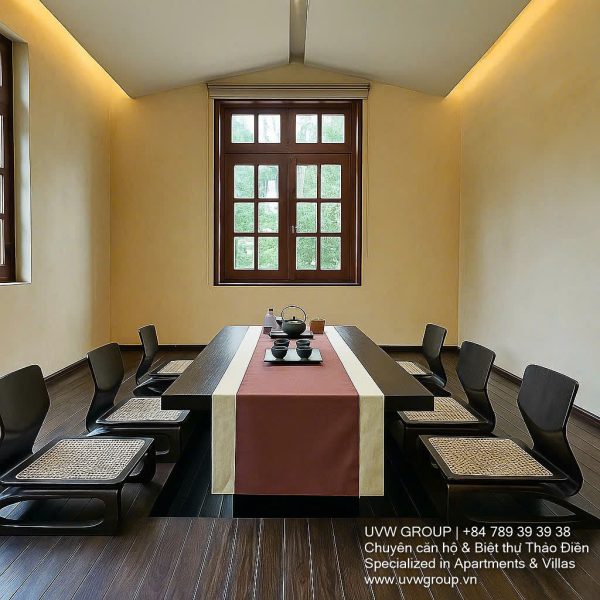 Garden villa with spacious front yard for lease on Xuan Thuy Street, Thao Dien, District 2.