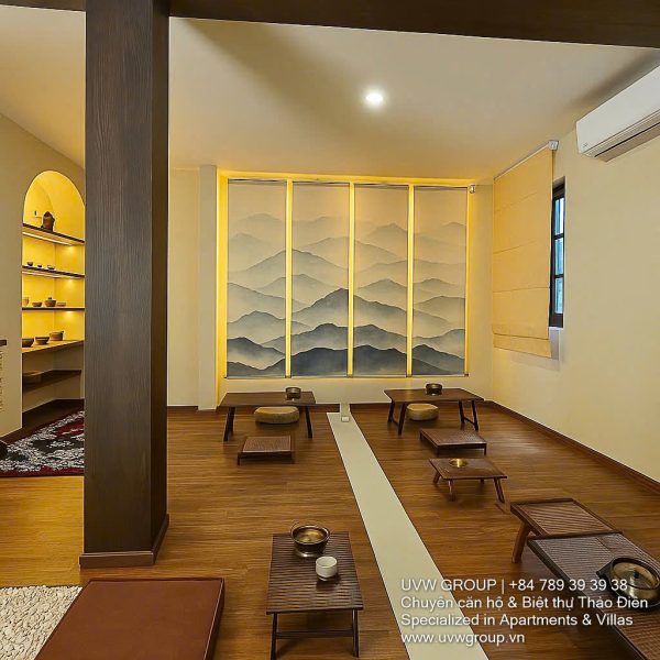 Garden villa with spacious front yard for lease on Xuan Thuy Street, Thao Dien, District 2.