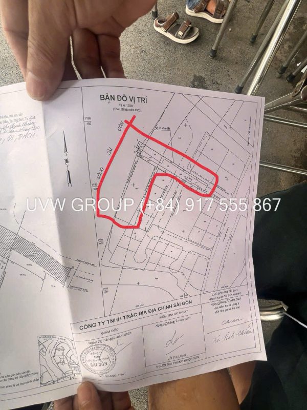 Land 2 frontages Thao Dien River and Road 40 Thao Dien – Thu Duc City