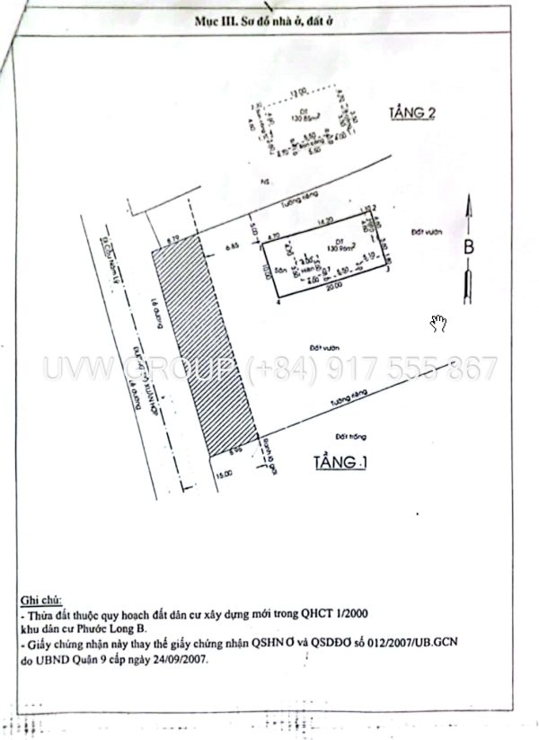 Land facing Do Xuan Hop for sale in Phuoc Long B ward – District 9