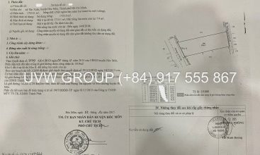 Land for sale with 2 fronts on Le Thi Ha street – Hoc Mon District