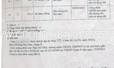 Large land for sale in District 9