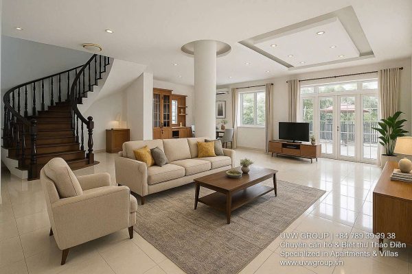 Large villa for rent in Thao Dien District 2