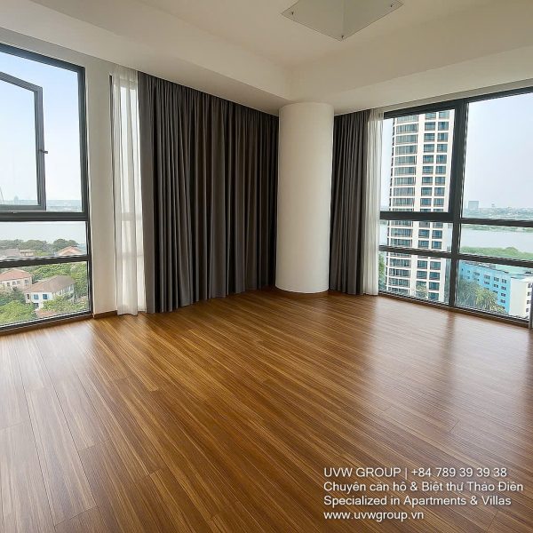 Corner unit with river view – 3-bedroom Xi Riverview Palace apartment for sale in Thao Dien