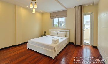 Modern luxury villa with swimming pool and garden for rent in Thao Dien, HCMC