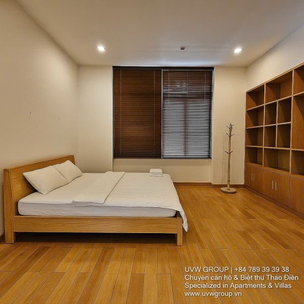 Stunning luxury villa with private pool and modern design for short-term rent in An Phu, HCMC.