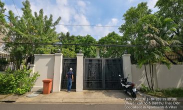 Stunning luxury villa with private pool and modern design for short-term rent in An Phu, HCMC.