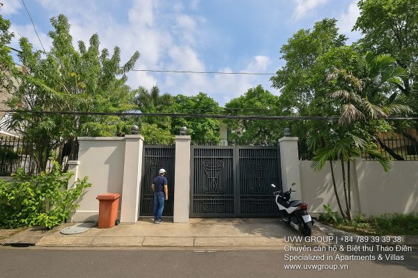 Stunning luxury villa with private pool and modern design for short-term rent in An Phu, HCMC.