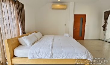 Stunning luxury villa with private pool and modern design for short-term rent in An Phu, HCMC.