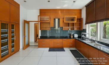 Stunning luxury villa with private pool and modern design for short-term rent in An Phu, HCMC.