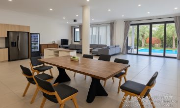 Spacious 6-bedroom villa with private pool and karaoke room for short-term rent in Thao Dien, Ho Chi Minh City