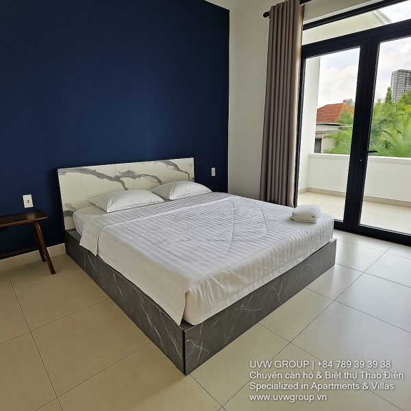 Spacious 6-bedroom villa with private pool and karaoke room for short-term rent in Thao Dien, Ho Chi Minh City