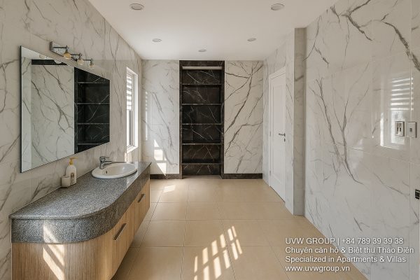 Spacious 6-bedroom villa with private pool and karaoke room for short-term rent in Thao Dien, Ho Chi Minh City