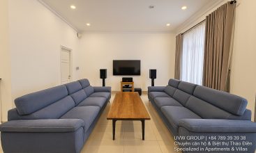 Spacious 6-bedroom villa with private pool and karaoke room for short-term rent in Thao Dien, Ho Chi Minh City
