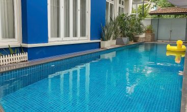 Modern luxury villa in An Phu ward with large swimming pool, karaoke room, 7 bedrooms, and 6 bathrooms