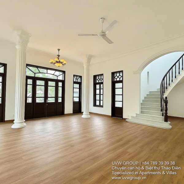 Luxury 5-bedroom villa with private swimming pool and large garden for rent in An Phu, District 2, HCMC.