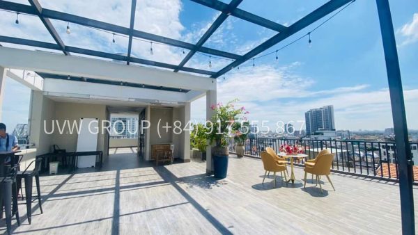 Luxury apartment for rent Riverview rooftop in thao dien, district 2