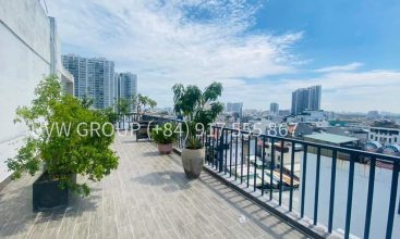 Luxury apartment for rent Riverview rooftop in thao dien, district 2