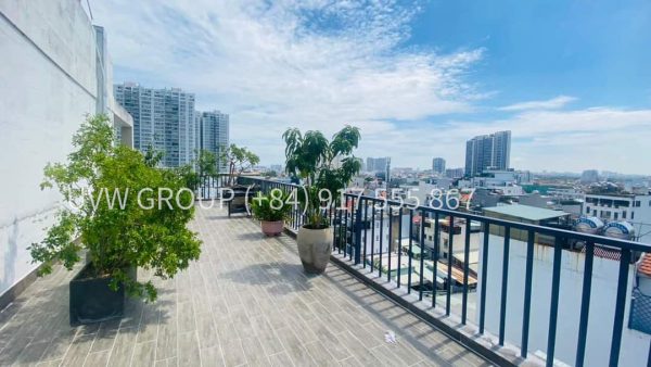 Luxury apartment for rent Riverview rooftop in thao dien, district 2
