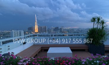 Luxury apartment for rent Topic garden penthouse 3 bedroom in thao dien, district 2