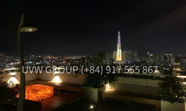 Luxury apartment for rent Topic garden penthouse 3 bedroom in thao dien, district 2