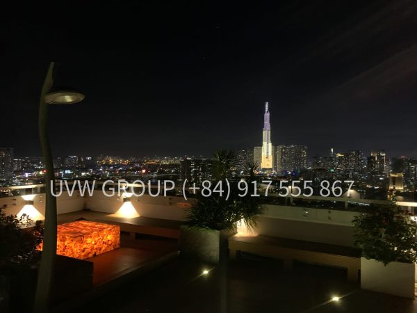 Luxury apartment for rent Topic garden penthouse 3 bedroom in thao dien, district 2