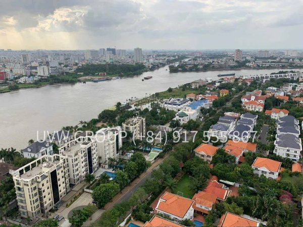 Luxury apartment for sale Hoang Anh Riverview Penthouse 4 bedrooms in thao dien, district 2