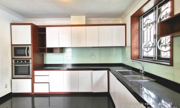 Modern 3-bedroom villa with garden in secure compound for rent, An Phu, District 2, HCMC