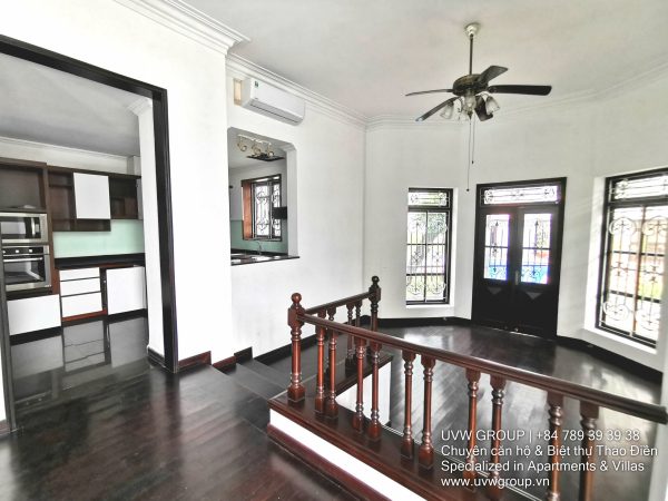Modern 3-bedroom villa with garden in secure compound for rent, An Phu, District 2, HCMC