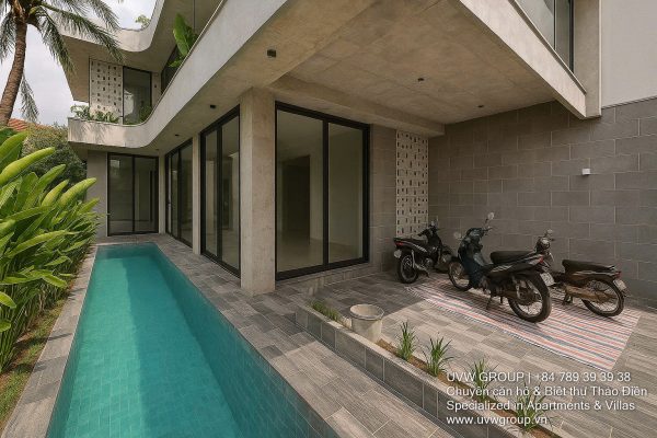 Photo of a modern 3 bedroom villa with private pool for rent in Thao Dien, District 2 HCMC